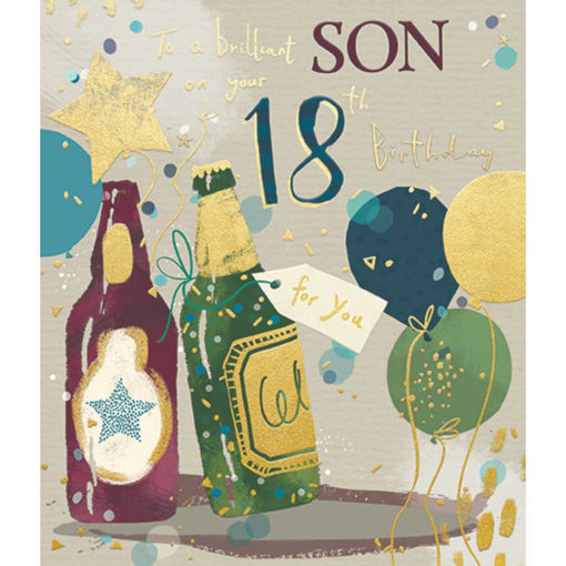 Picture of BRILLIANT SON 18TH BIRTHDAY CARD